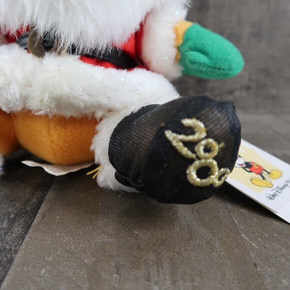 Disney Parks Winnie the Pooh Holiday Bean Plush Original Tags Small Christmas - Picture 3 of 10